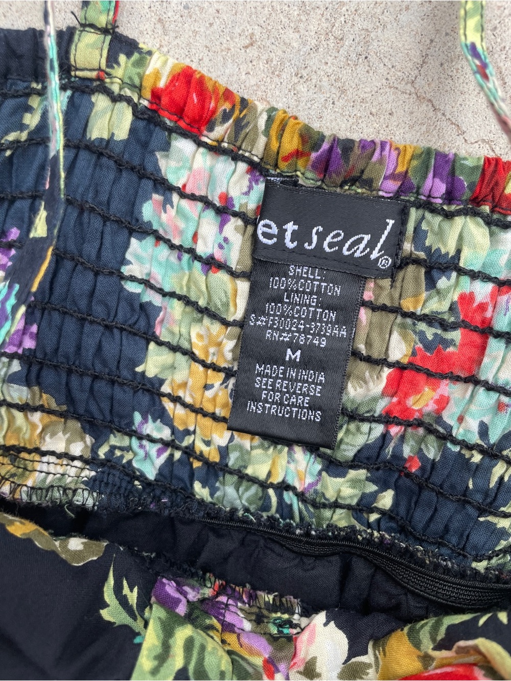 Wet Seal RARE Vintage Y2K Bubble Hem Floral Babydoll Dress - Picture 4 of 6